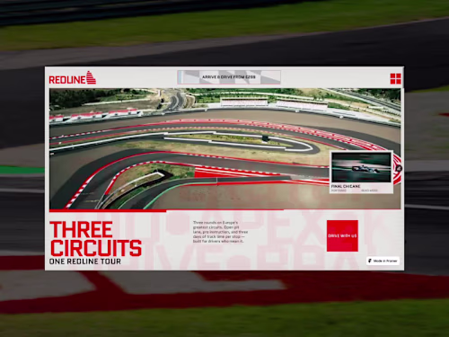 REDLINE: CMS-First Framer Event Website Template