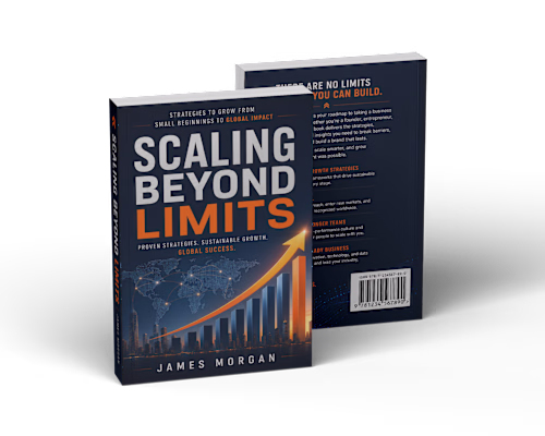 Scaling Beyond Limits — Business Book Cover Design