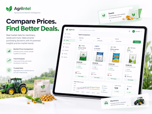 Turn agricultural market data into