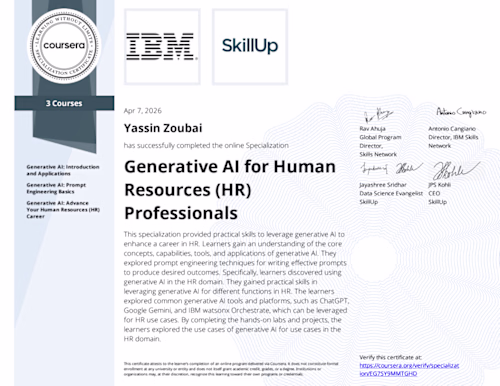 IBM Certified: Generative AI for HR & Automation