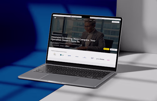 Webflow Website for OIP Insurtech