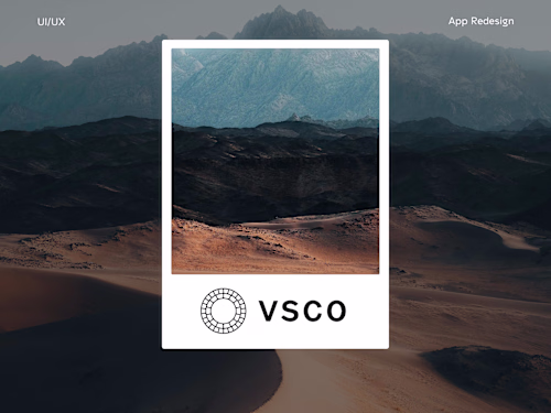 VSCO | App Research & Redesign