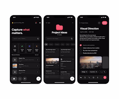 Notes App Design
