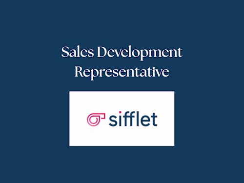 Sales Development Representative at Sifflet