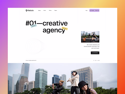 Zelvin — Design Studio Framer Template
A bold