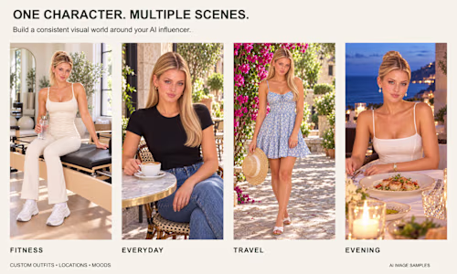 AI Influencer — Consistent Lifestyle Character