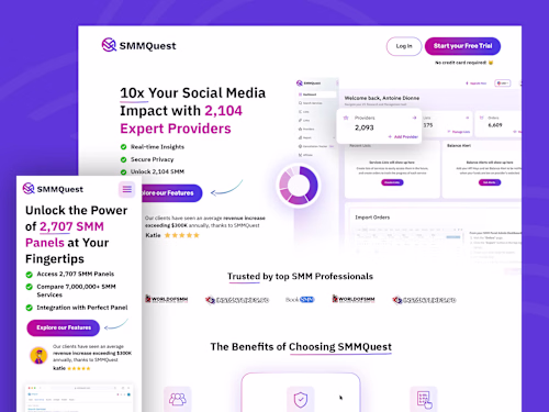 SaaS Landing page 