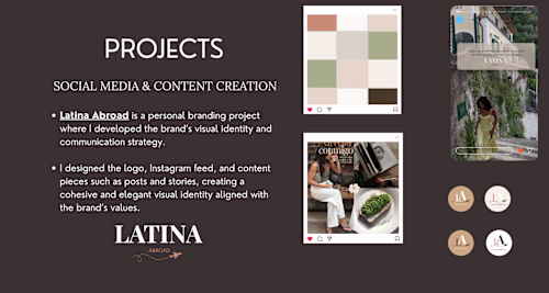 Social Media, Branding and Content Creation work