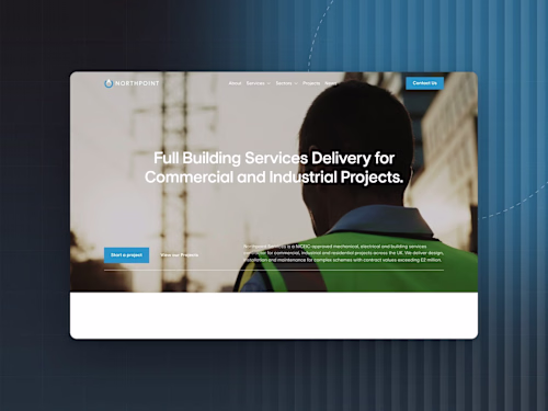 M&E Contractor — Corporate Website for Building Services