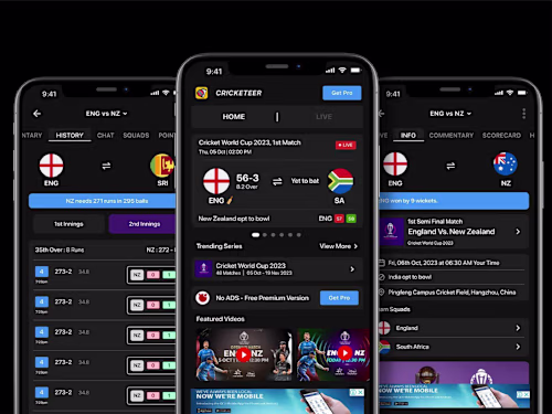 Cricket Betting App UI/UX Design