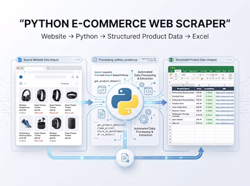 Built a Python web scraper