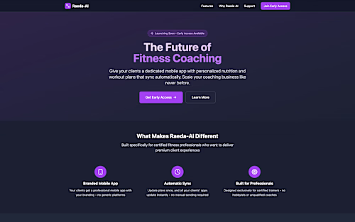 Raeda AI: Comprehensive Fitness &