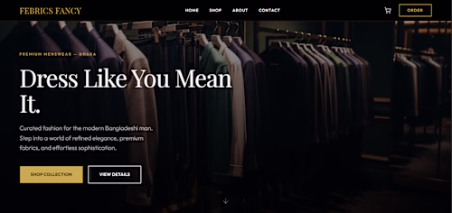 Website design
