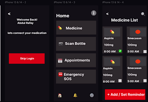 Designed a complete mobile app
