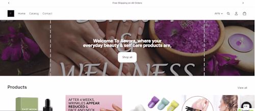 Beauty & Wellness eCommerce Store
Built