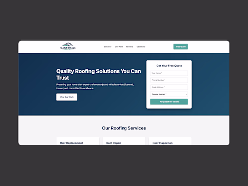 Ocean Breeze Roofing - Developed