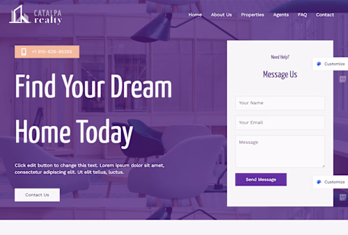 Real Estate website