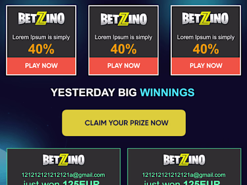 Develop HTML Email Template "Amazing Deals"