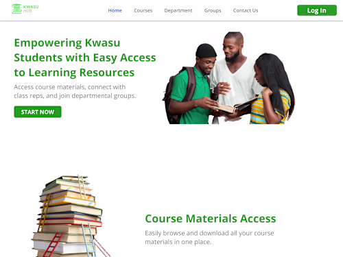 KWASU Hub Website Design