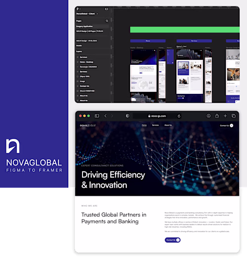 NovaGlobal - Figma to Framer