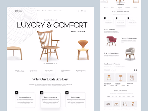Shopify Website Design for Furniture