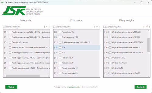 Diagnostic data analyzer