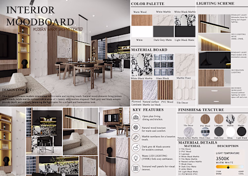 :LIVINGROOM AND KITCHEN
This design embraces