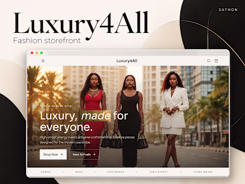 Luxury4All — Fashion Storefront