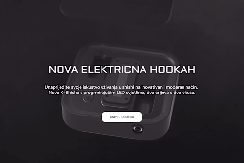 X-Shisha - Landing Page In Development (Framer)