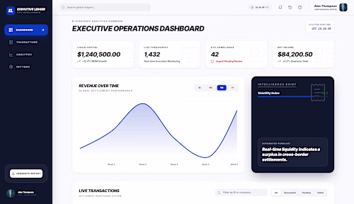 Executive Ledger Dashboard