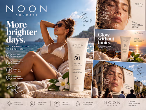 NOON SUNCARE — AI Advertising Campaign