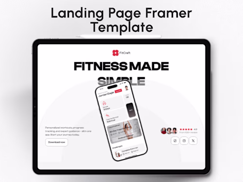 Plex – Mobile App Showcase Template
