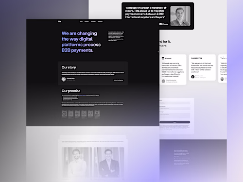 Framer Website Optimization for Tilta.io