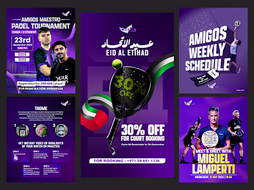 Amigos Padel - Social Media
