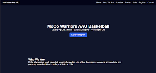 MoCo Warriors AAU — A