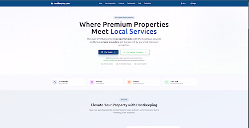 Hostkeeping — Guest Services Platform