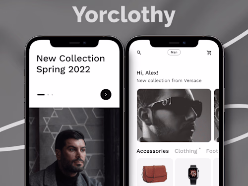 Yorclothy Mobile Application Design