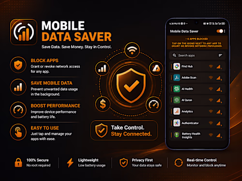 Mobile Data Saver provides simple