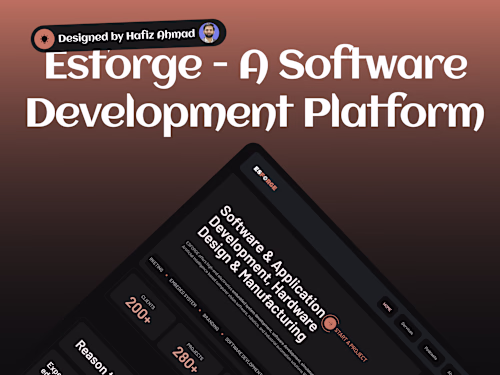 Esforge: Website for a software and hardware company