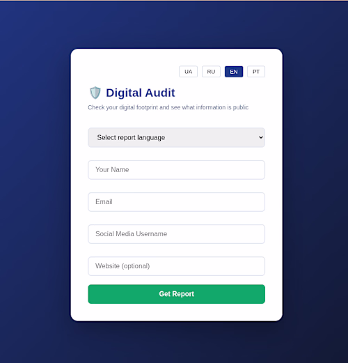 Project Title:
AI-Powered OSINT Audit System
Automated