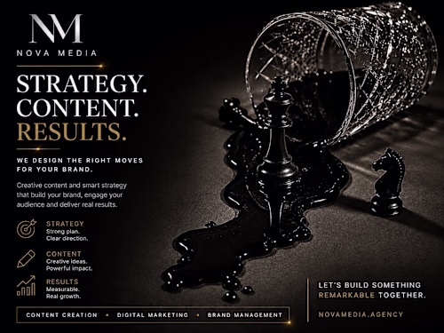 A strategic social media content