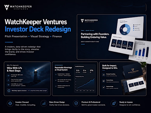Watchkeeper Ventures Investor Pitch Deck Redesign