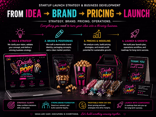 Startup Launch Strategy & Brand