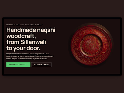 Sillanwali: Handmade Naqshi Lacquer Woodcraft Store