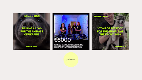 HÖR x Petners Livestream Fundraiser Campaign