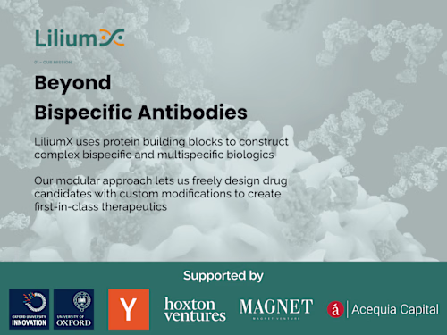 Website for a YC Backed Biotech startup