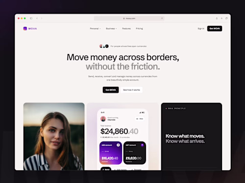 MOVA — Multi-Currency Finance Experience