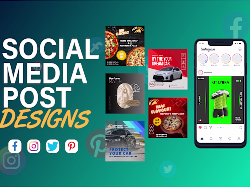 I will do Social Media Post Designs for you