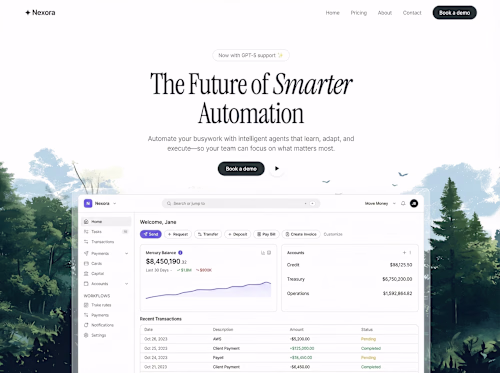 Cinematic Liquid Glass UI —