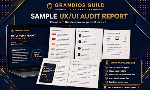 Professional UX/UI Website Audit